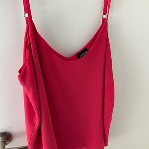 Torrid Pink Double Layer Chiffon Swing Cami Tank Top | Worn Once | Size 00 (XL)